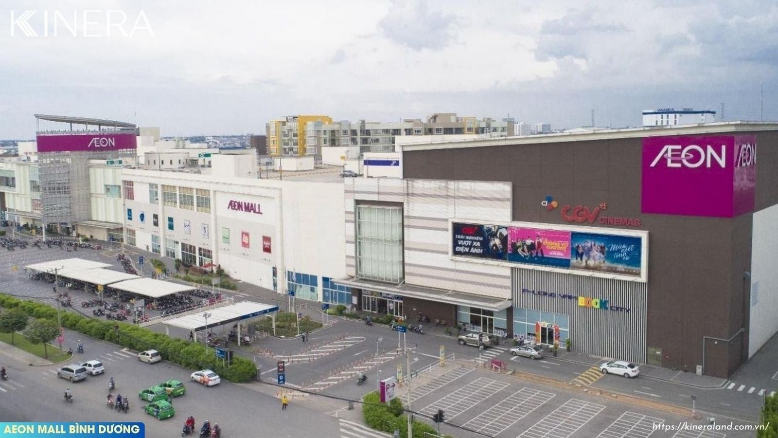 Đại trung tâm thương mại AEON Mall Bình Dương Canary, thiên đường mua sắm và giải trí chỉ cách dự án One Era 5 phút di chuyển.