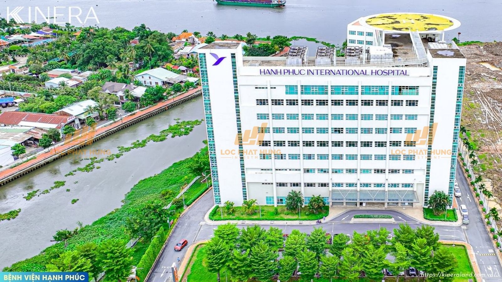 Bệnh viện Quốc tế Hạnh Phúc, hệ thống y tế chất lượng cao liền kề dự án One Era, đảm bảo an tâm sức khỏe cho cả gia đình.