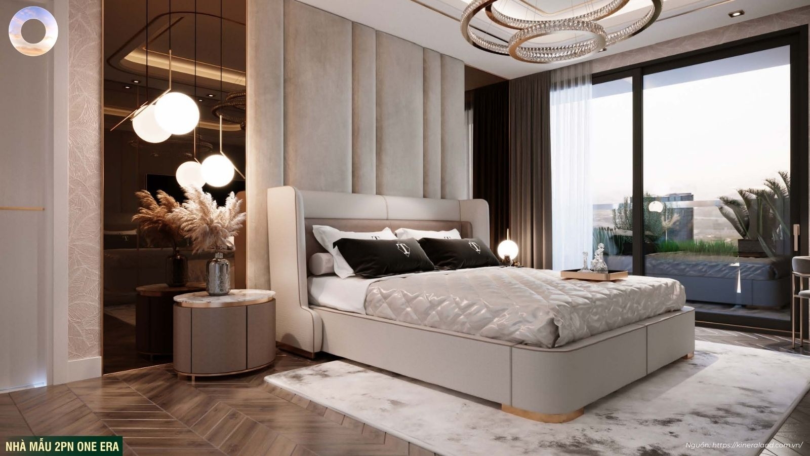 Nhà Mẫu Căn Hộ 2 Phòng Ngủ (2pn) Dự án One Era Thuận Giao, Tp.hcm