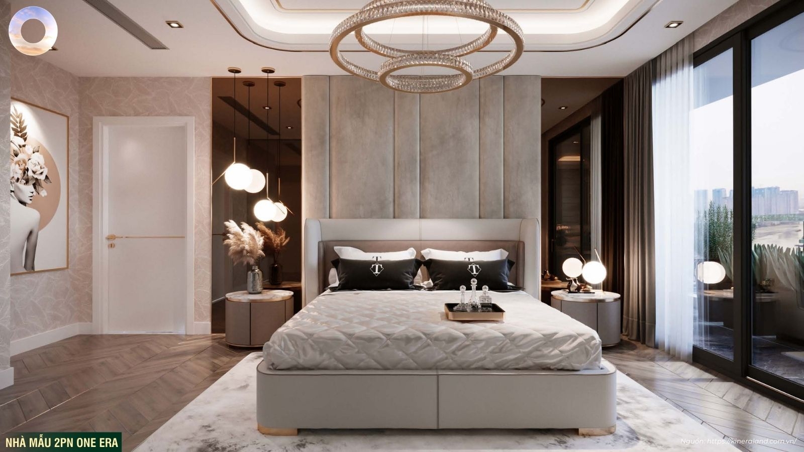 Nhà Mẫu Căn Hộ 2 Phòng Ngủ (2pn) Dự án One Era Thuận Giao, Tp.hcm