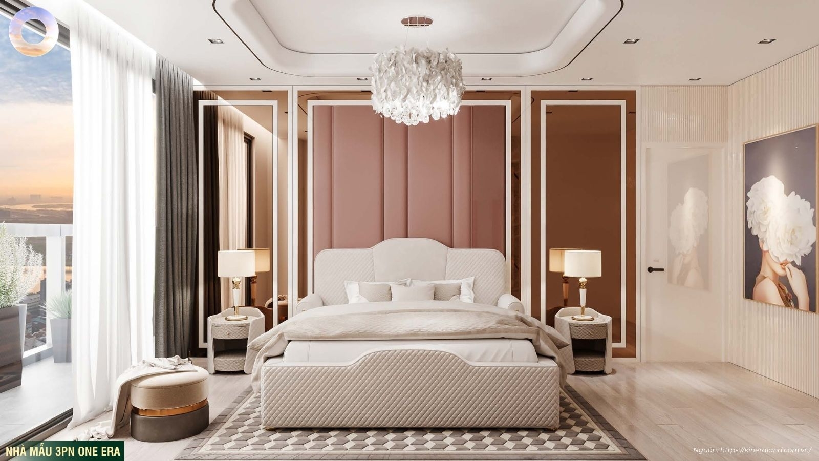 Nhà Mẫu Căn Hộ 3 Phòng Ngủ (3pn) Dự án One Era Thuận Giao, Tp.hcm