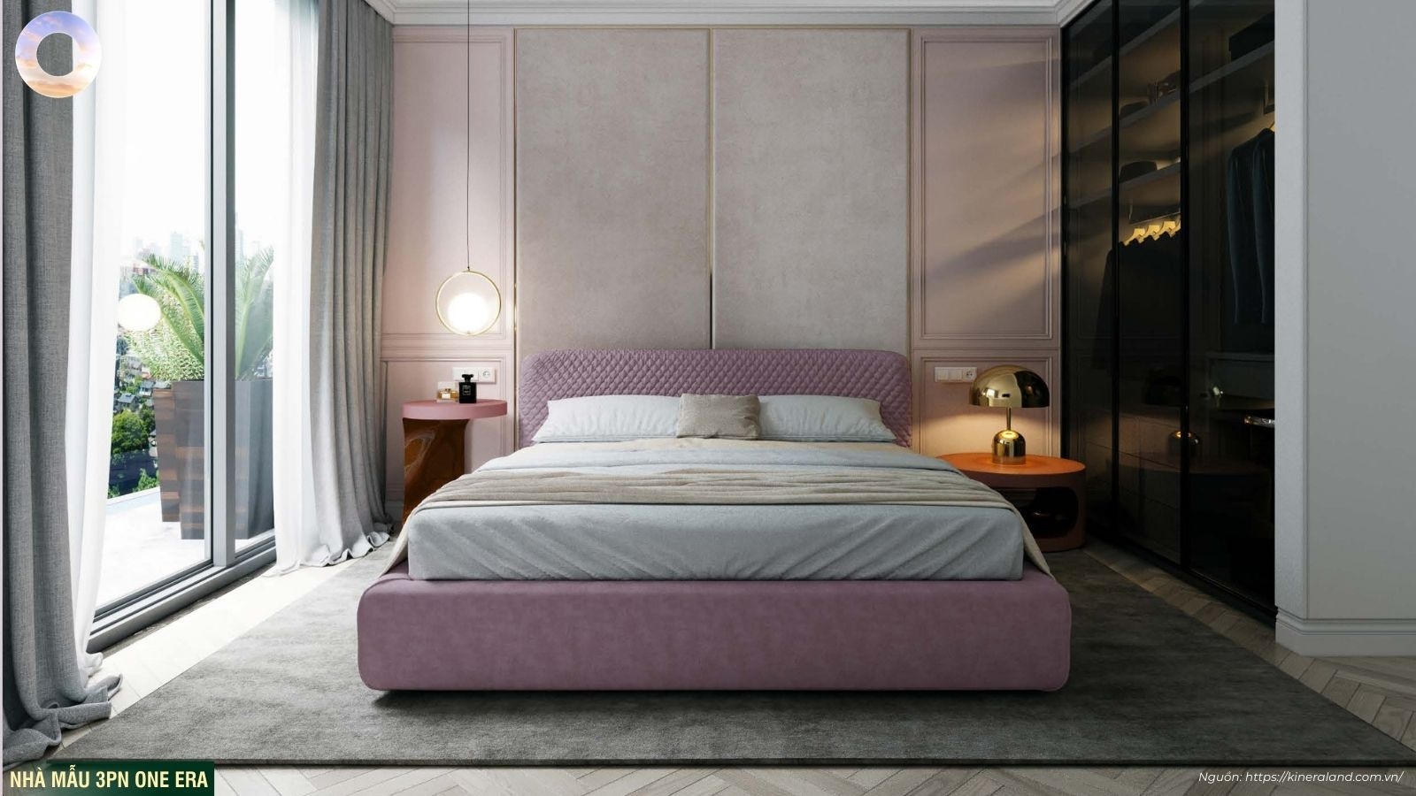 Nhà Mẫu Căn Hộ 3 Phòng Ngủ (3pn) Dự án One Era Thuận Giao, Tp.hcm