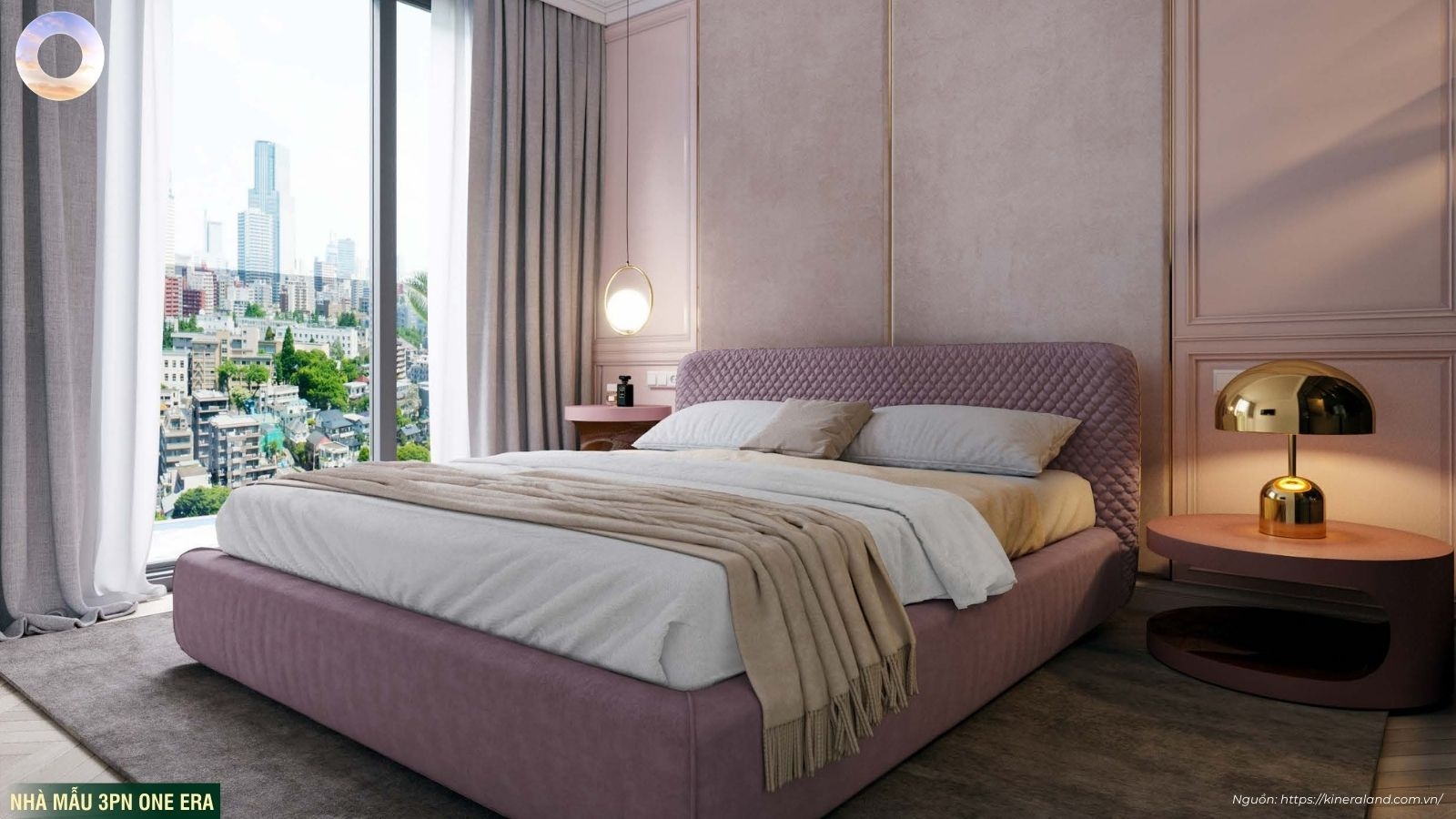 Nhà Mẫu Căn Hộ 3 Phòng Ngủ (3pn) Dự án One Era Thuận Giao, Tp.hcm