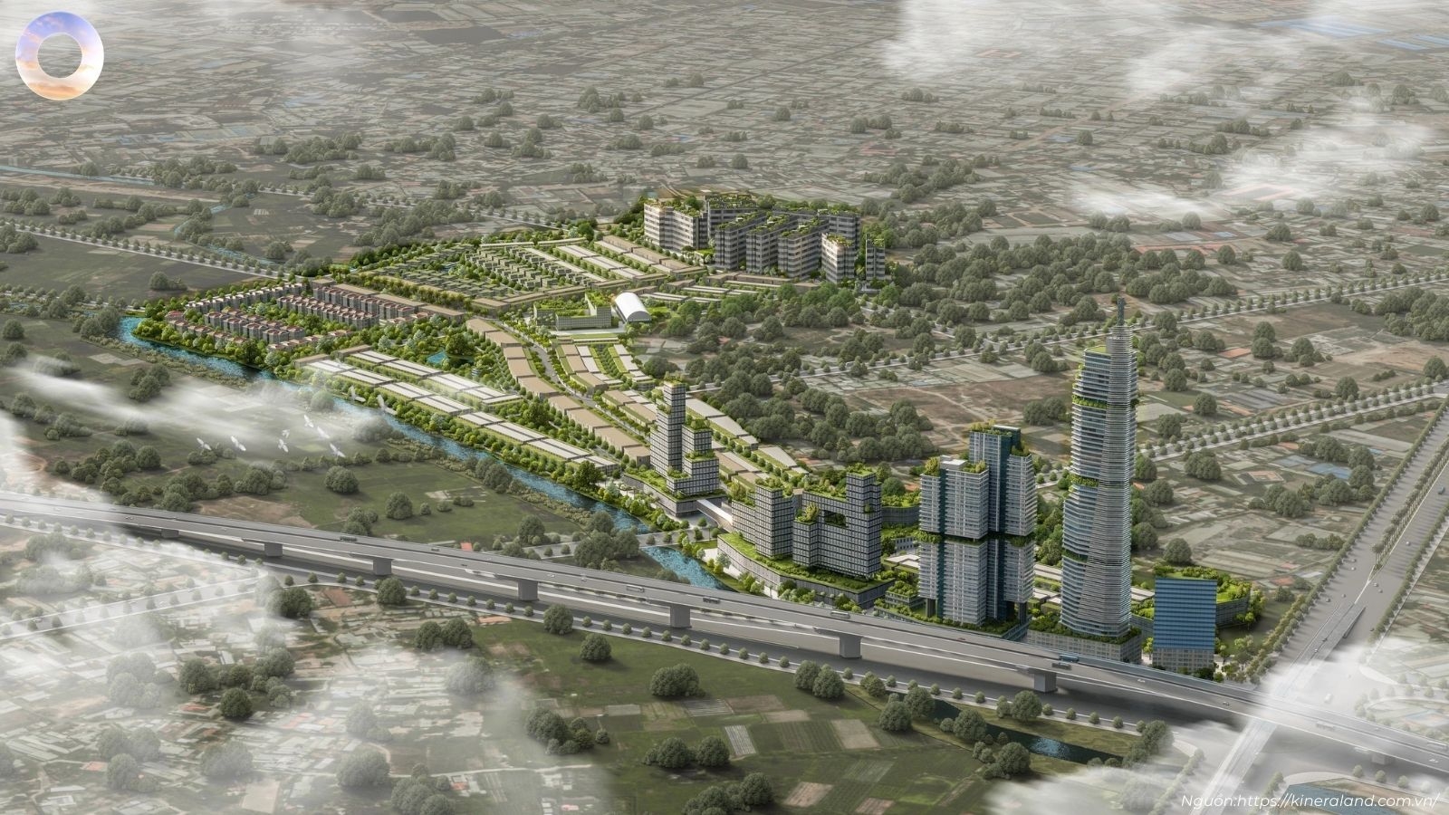 Phối cảnh tổng thể dự án One Era Thuận An bởi CĐT Kinera
