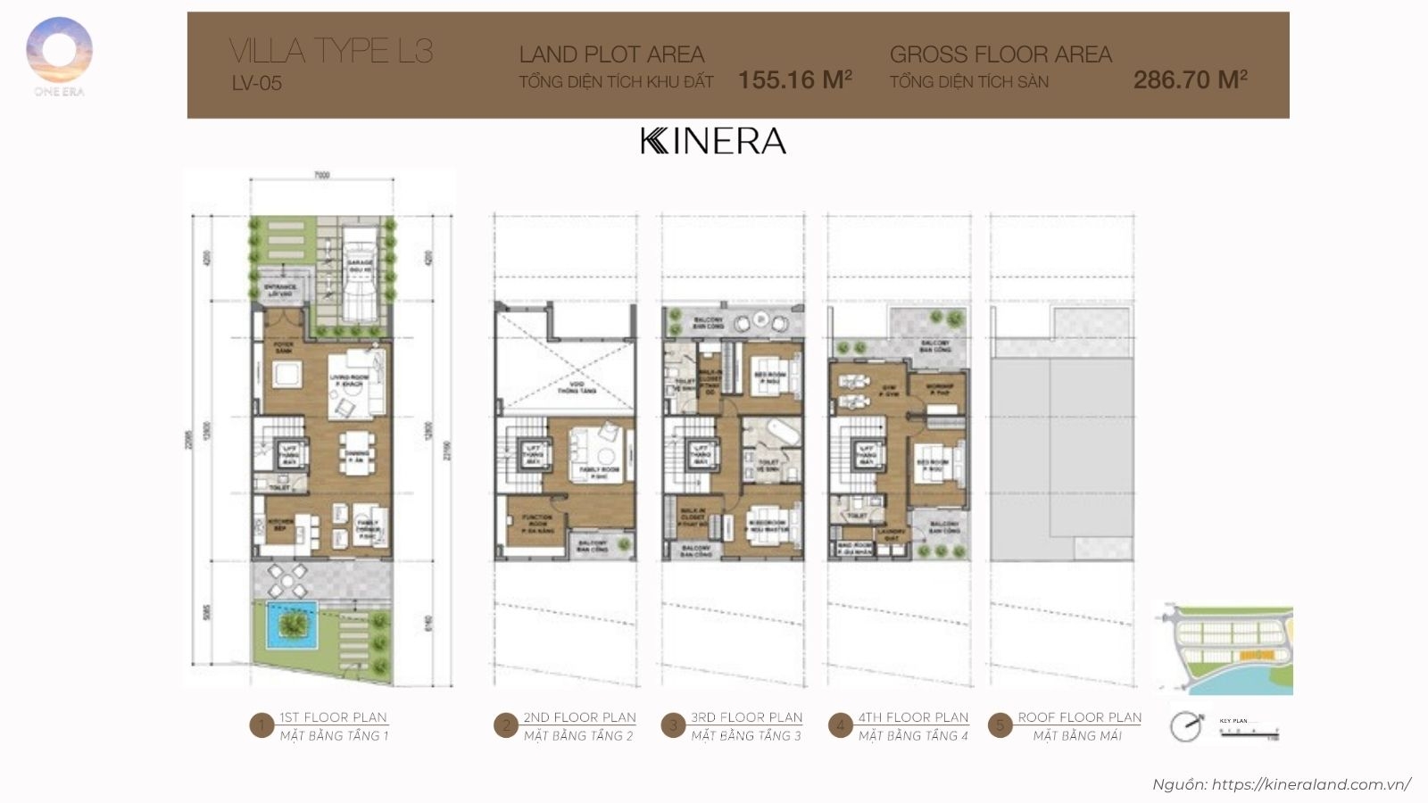 Thiết Kế Chi Tiết - Layout Mặt Bằng Nhà Phố One Era