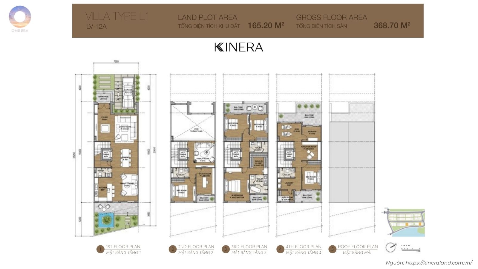 Thiết Kế Chi Tiết - Layout Mặt Bằng Nhà Phố One Era