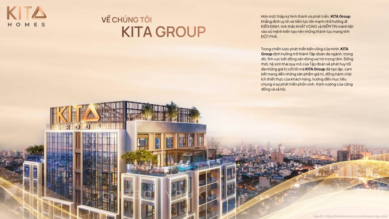 Chủ đầu tư dự án Ansana By Kita - Kita Group