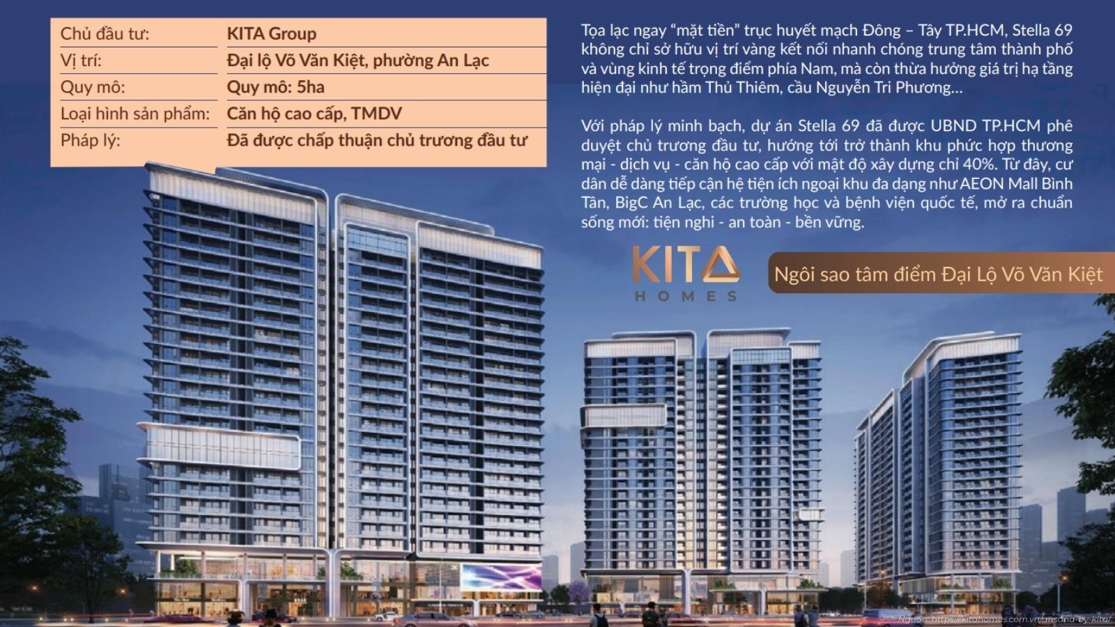 Thông tin tổng quan Dự án Ansana By Kita